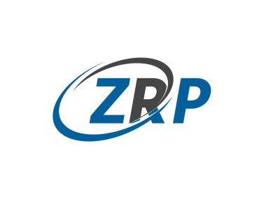ZRP harfi yaratıcı modern zarif logo tasarımı