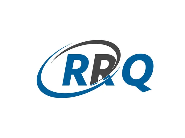 Rrq Brief Creatief Modern Elegant Logo Ontwerp — Stockvector