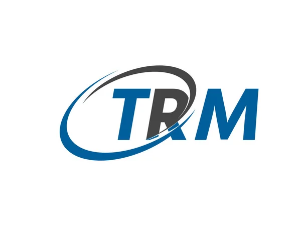 Trm Lettera Creativo Moderno Elegante Logo Design — Vettoriale Stock