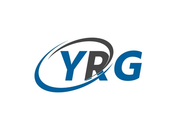 Yrg Dopis Kreativní Moderní Elegantní Logo Design — Stockový vektor