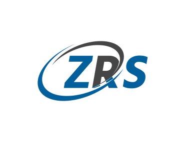 ZRS harfi yaratıcı modern zarif logo tasarımı