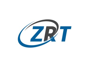 ZRT harfi yaratıcı modern zarif logo tasarımı