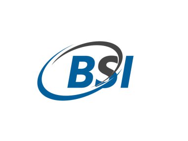 BSI harfi yaratıcı modern zarif logo tasarımı