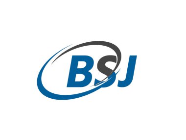 BSJ harfi yaratıcı modern logo tasarımı