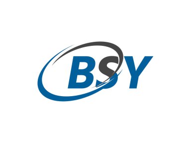 BSY harfi yaratıcı modern zarif logo tasarımı