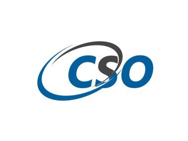 CSO harfi yaratıcı modern zarif logo tasarımı