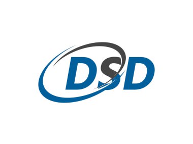 DSD mektup yaratıcı modern zarif logo tasarımı