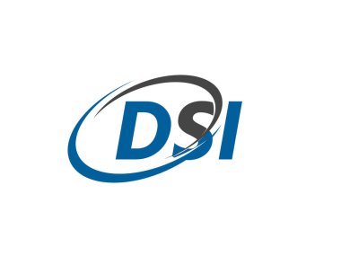 DSI harfi yaratıcı modern zarif logo tasarımı