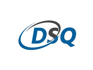 DSQ harfi yaratıcı modern zarif logo tasarımı