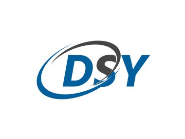 DSY harfi yaratıcı modern zarif logo tasarımı