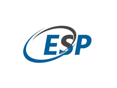 ESP harfi yaratıcı modern zarif logo tasarımı