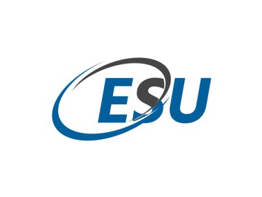 esu mektup yaratıcı modern zarif logo tasarımı