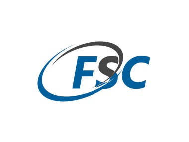 fsc harf yaratıcı modern zarif logo tasarımı