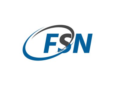 fsn harfi yaratıcı modern zarif logo tasarımı