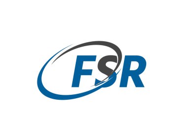 fsr harf yaratıcı modern zarif logo tasarımı