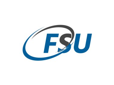 fsu harfi yaratıcı modern zarif logo tasarımı