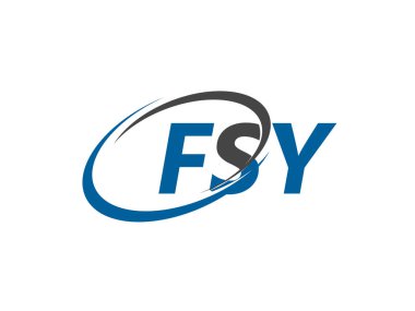 fsy mektup yaratıcı modern zarif logo tasarımı