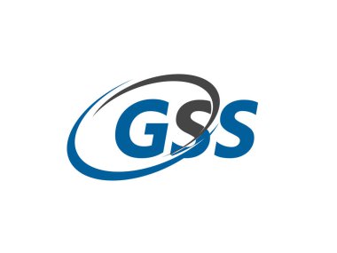 GSS harfi yaratıcı modern zarif logo tasarımı