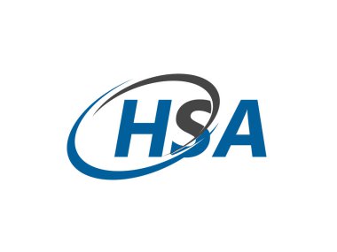 HSA harfi yaratıcı modern zarif logo tasarımı