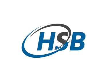 HSB harfi yaratıcı modern zarif logo tasarımı