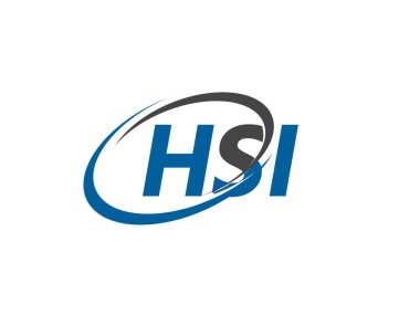 HSI harfi yaratıcı modern zarif logo tasarımı
