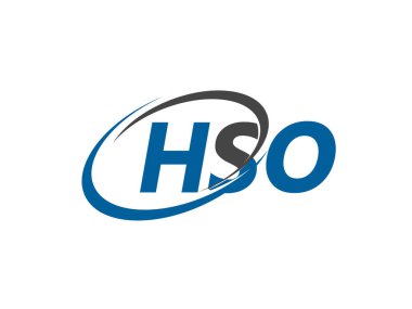 HSO harfi yaratıcı modern zarif logo tasarımı