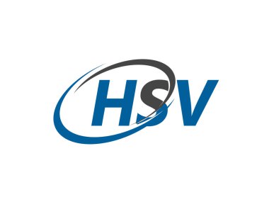 HSV harfli modern zarif logo tasarımı
