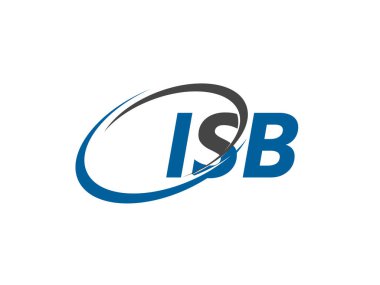 ISB harfi yaratıcı modern zarif logo tasarımı