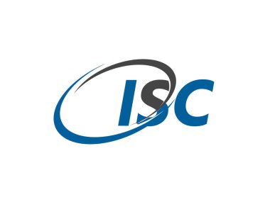 ISC harfi yaratıcı modern zarif logo tasarımı