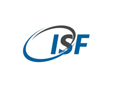 ISF harfi yaratıcı modern zarif logo tasarımı