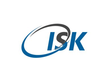 ISK harfi yaratıcı modern zarif logo tasarımı