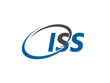 ISS harfi yaratıcı modern zarif logo tasarımı
