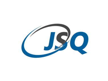 JSQ harfi yaratıcı modern logo tasarımı