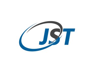 JST harfi yaratıcı modern zarif logo tasarımı