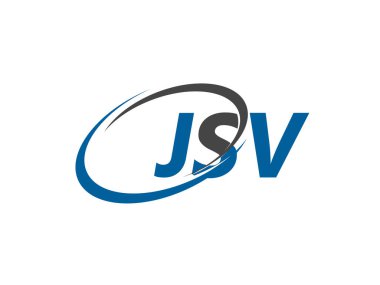 JSV harfi modern zarif logo tasarımı
