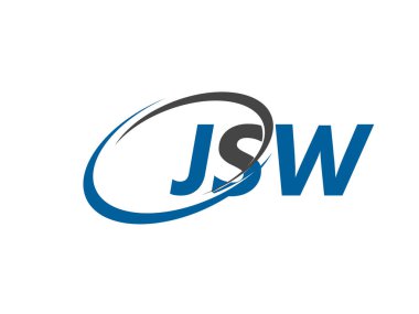JSW harfli modern zarif logo tasarımı