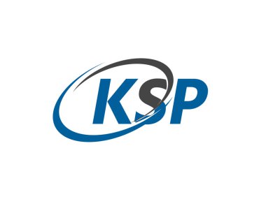 KSP harfi yaratıcı modern logo tasarımı