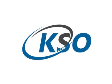 KSO harfi yaratıcı modern zarif logo tasarımı