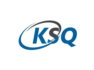 KSQ harfi yaratıcı modern logo tasarımı