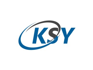 KSY harfi yaratıcı modern zarif logo tasarımı
