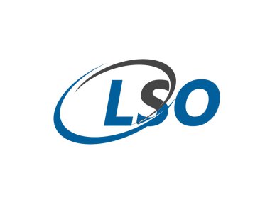 LSO harfi yaratıcı modern zarif logo tasarımı