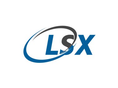 LSX harfli, modern, zarif logo tasarımı