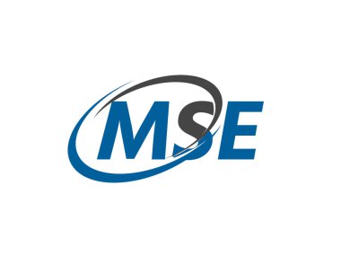 MSE harfi yaratıcı modern zarif logo tasarımı