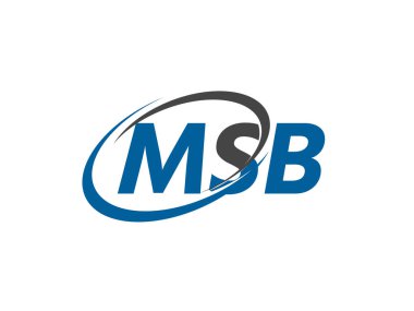 MSB harfi yaratıcı modern zarif logo tasarımı