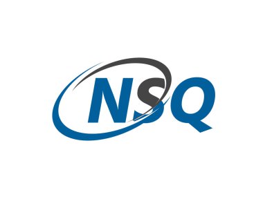 NSQ harfi yaratıcı modern logo tasarımı