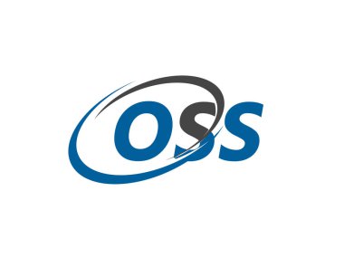 OSS harfi yaratıcı modern zarif logo tasarımı