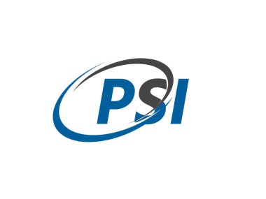 PSI harfi yaratıcı modern zarif logo tasarımı