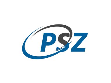 PSZ harfi yaratıcı modern zarif logo tasarımı
