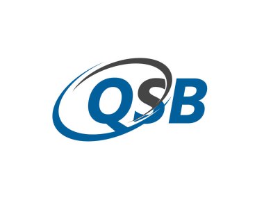 QSB harfi yaratıcı modern logo tasarımı