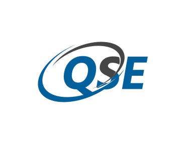 QSE harfi yaratıcı modern zarif logo tasarımı
